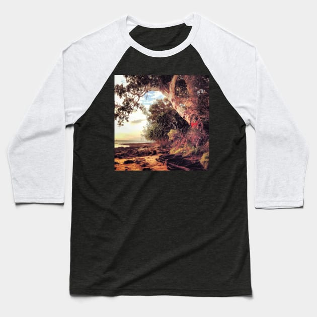 Quandamooka Country - North Stradbroke Island Australia Baseball T-Shirt by wanungara